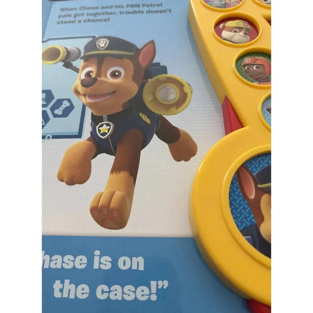 Paw Patrol PAWsome Songs, Play-a-Song, Board Book with Lyrics, Read for 6 Songs